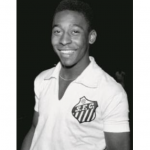Pelé al comienzo y al final de su carrera (1959 y 1976)